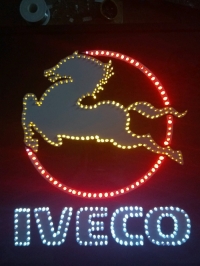Светящийся логотип Iveco,светящийся логотип для грузовика Iveco,светящаяся эмблема Iveco,табличка Iveco,картина Iveco,логотип на стекло Iveco,светящаяся картина Iveco,светодиодный логотип Iveco,Truck Led Logo Iveco,12v,24v