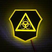 Светящийся логотип Карантин (Quarantine)