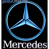 Светящийся полноцветный логотип Mercedes