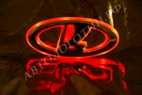 Светящийся логотип VAZ 12*5 см,светящаяся эмблема VAZ 12*5 см,светящийся логотип на авто VAZ 12*5 см,светящийся логотип на автомобиль VAZ 12*5 см,подсветка логотипа VAZ 12*5 см,2D,3D,4D,5D,6D