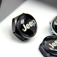 болты номерного знака с логотипом Jeep,Декоративный болт для номерного знака с логотипом Jeep,Болты для крепления госномера Jeep,декоративных болтов на номерные знаки логотипом Jeep купить,заказать,доставка