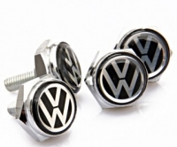 болты номерного знака с логотипом Volkswagen,Декоративный болт для номерного знака с логотипом Volkswagen,Болты для крепления госномера Volkswagen,декоративных болтов на номерные знаки логотипом Volkswagen купить,заказать,доставка