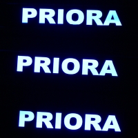 Накладки на пороги с подсветкой VAZ Priora