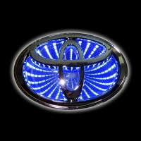 3D светящийся логотип Toyota Corrola 08