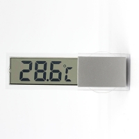 Прозрачный термометр на присоске для внутреннего применения