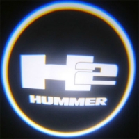 Подсветка логотипа в двери Хамер,подсветка дверей с логотипом Hummer H2,подсветка дверей с логотипом авто Hummer H2,светодиодная подсветка логотипа Hummer H2 в двери,Лазерные проекторы Hummer H2 в двери,Лазерная подсветка Hummer H2