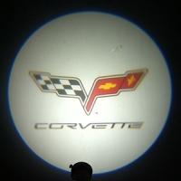 Беспроводная подсветка дверей с логотипом Corvette 5W