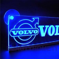 Светящаяся табличка Volvo 3D