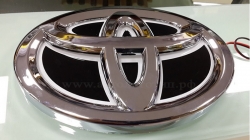 Светящийся логотип TOYOTA Rav4,светящаяся эмблема TOYOTA Rav4,светящийся логотип на авто TOYOTA Rav4,светящийся логотип на автомобиль TOYOTA Rav4,подсветка логотипа TOYOTA Rav4,2D,3D,4D,5D,6D