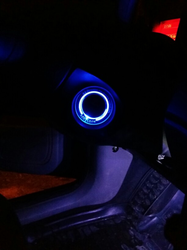 Подсветка замка зажигания ford,подсветка ключа зажигания ford,светящаяся окантовка замка зажигания ford,светящаяся накладка замка зажигания ford