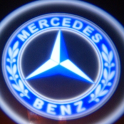 Подсветка логотипа в двери MERCEDES,подсветка дверей с логотипом MERCEDES,Штатная подсветка MERCEDES,подсветка дверей с логотипом авто MERCEDES,светодиодная подсветка логотипа MERCEDES в двери,Лазерные проекторы MERCEDES в двери,Лазерная подсветка MERCEDE